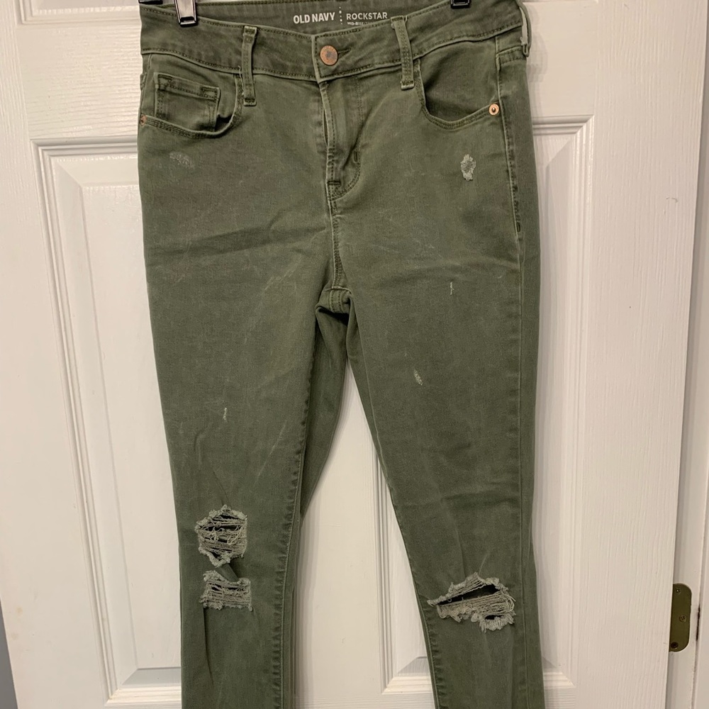 Old Navy Rockstar MidRise pants size 4 regular